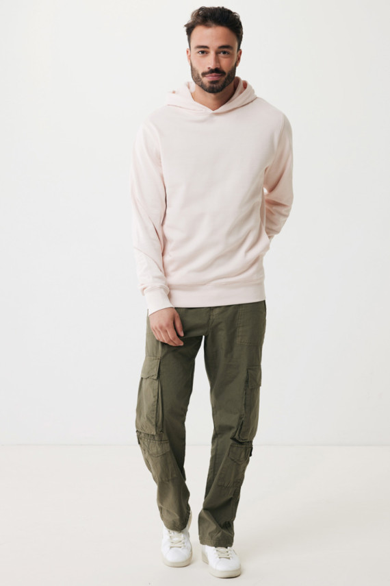 Mikina s kapucí a bočními kapsami IQONIQ Yengo z rec. bavlny