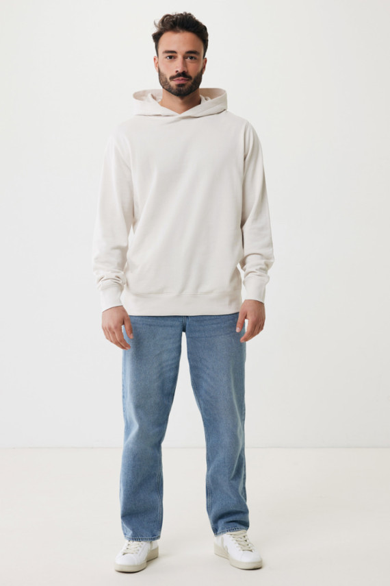 Mikina s kapucí a bočními kapsami IQONIQ Yengo z rec. bavlny