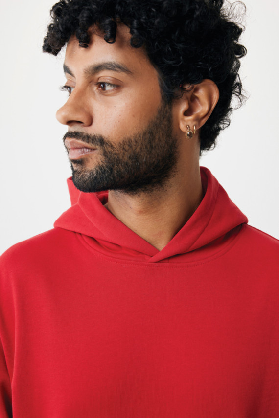 Mikina s kapucí a bočními kapsami IQONIQ Yengo z rec. bavlny