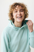 Mikina s kapucí a bočními kapsami IQONIQ Yengo z rec. bavlny