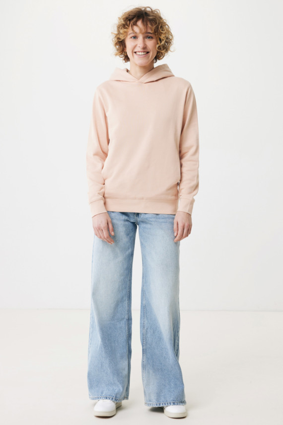 Mikina s kapucí a bočními kapsami IQONIQ Yengo z rec. bavlny