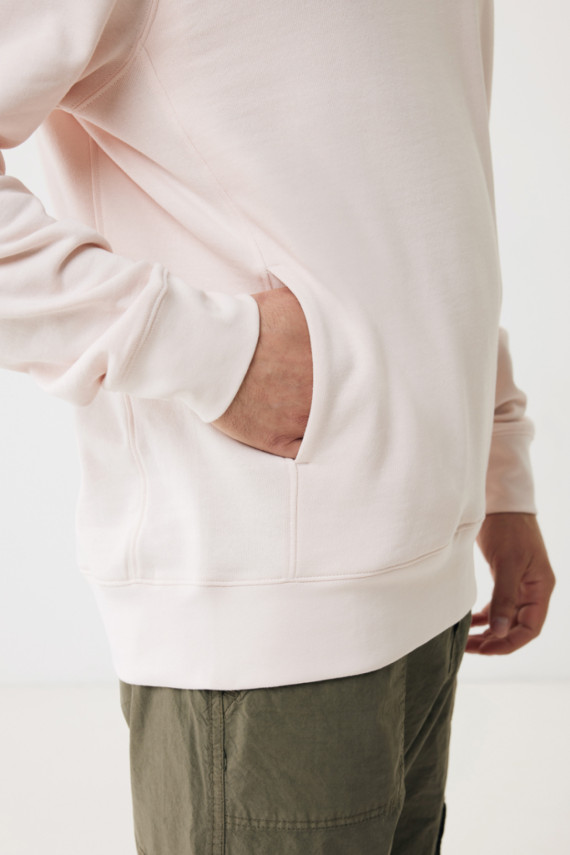 Mikina s kapucí a bočními kapsami IQONIQ Yengo z rec. bavlny