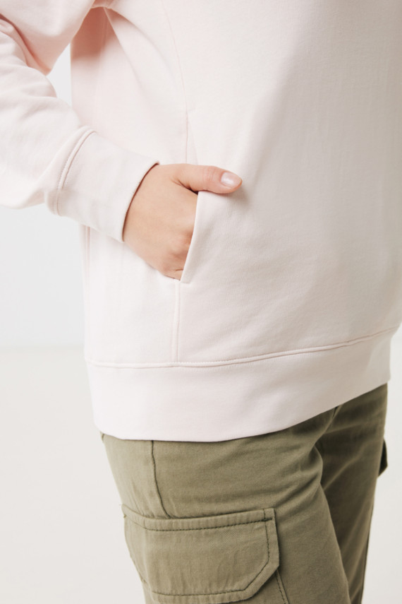 Mikina s kapucí a bočními kapsami IQONIQ Yengo z rec. bavlny