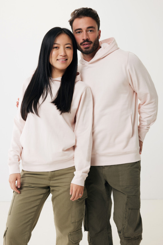 Mikina s kapucí a bočními kapsami IQONIQ Yengo z rec. bavlny