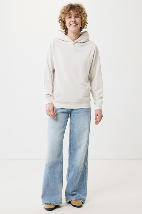 Mikina s kapucí a bočními kapsami IQONIQ Yengo z rec. bavlny