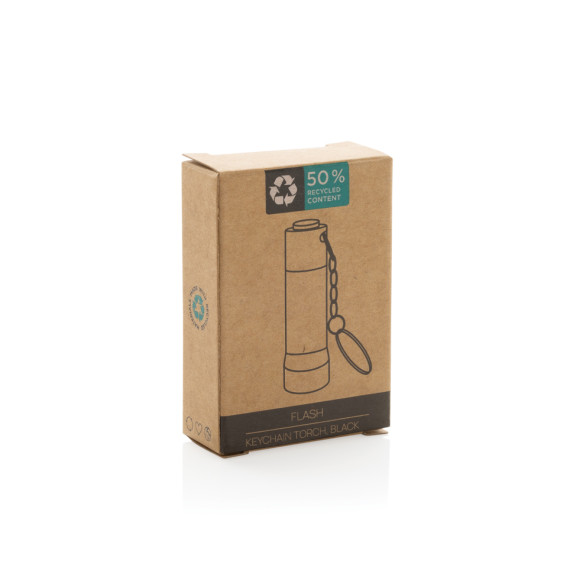 Svítilna na klíče Flash z RCS recyklovaného hliníku