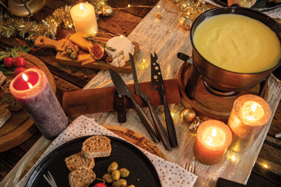 Sada sýrových nožů BOSKA Monaco+ Black