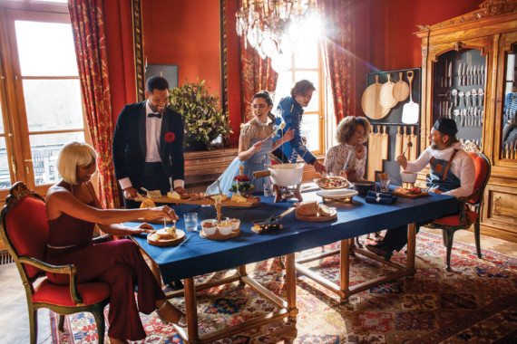 Servírovací prkénko kulaté BOSKA Amigo L