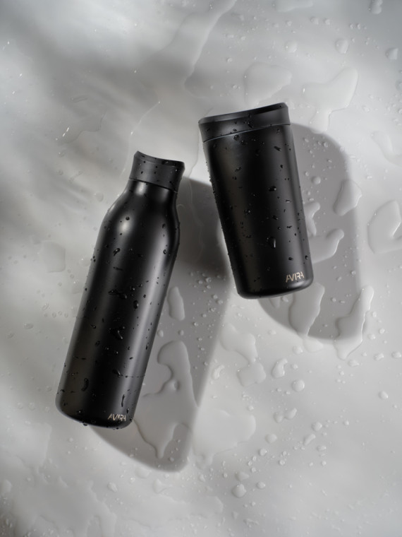 Lahev na vodu 600ml Avira Alok z RCS recykl. nerezové oceli