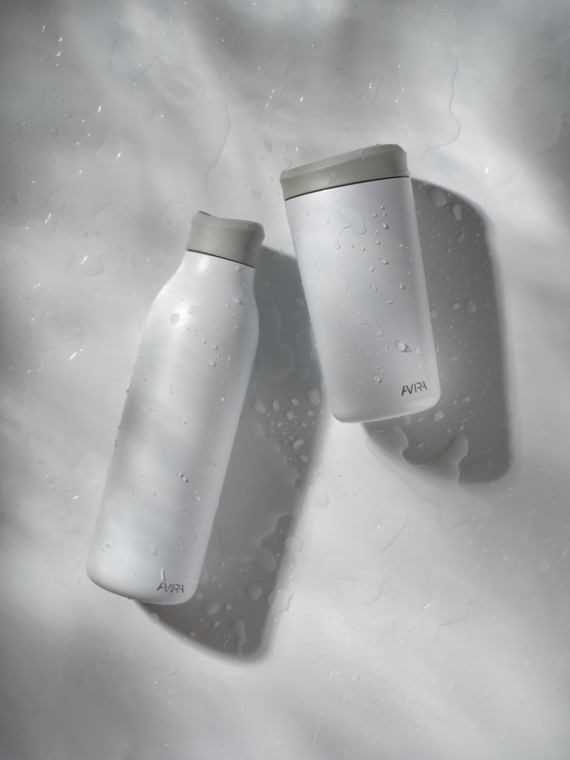 Lahev na vodu 600ml Avira Alok z RCS recykl. nerezové oceli