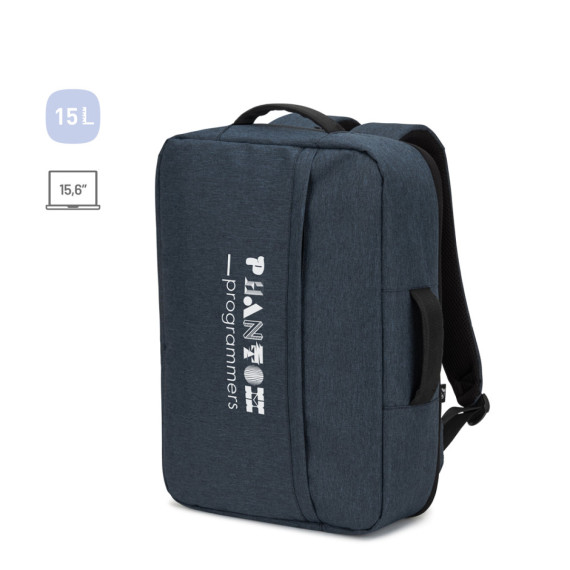NIAMEY. Batoh na 15.6" notebook z recyklovaného polyesteru vysoké hustoty 300D