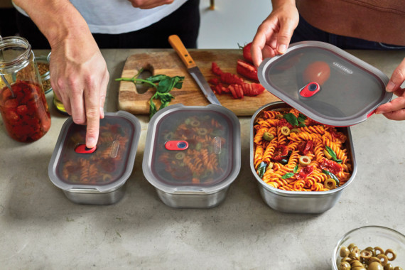 Sada 3 krabiček na jídlo – malá, střední, velká Black+Blum