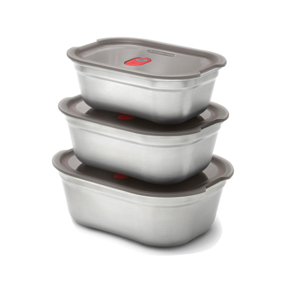 Sada 3 krabiček na jídlo – malá, střední, velká Black+Blum