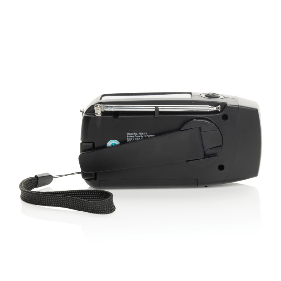 Nouzové rádio RescueWave RCS z recyklovaného plastu