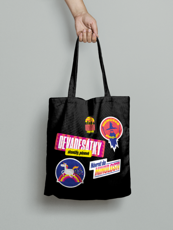 Bavlněná taška černá