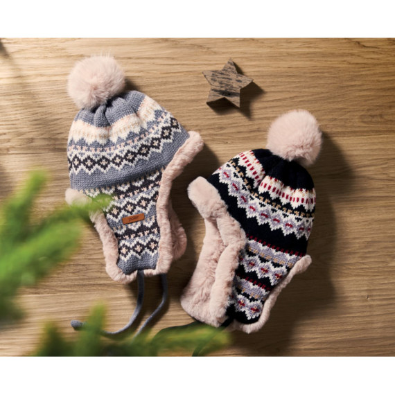 YULONG, Pletená čepice s klapkami