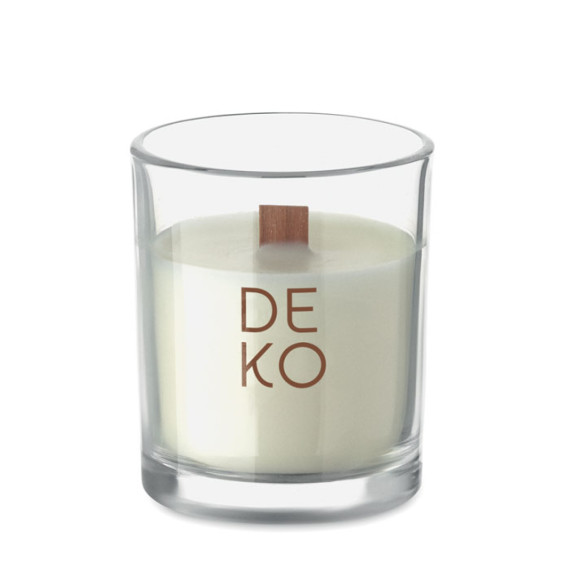 KIVAS WOOD, Svíčka z rostlinného vosku 80g