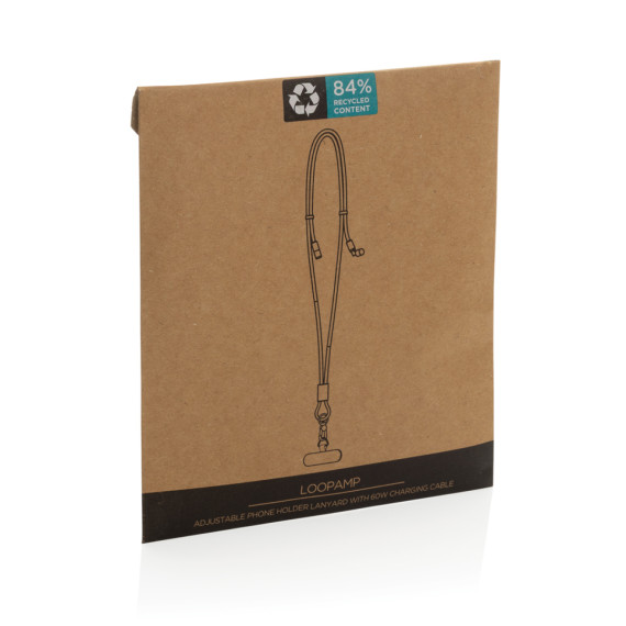 Nastavitelný telefonní popruh LoopAmp 60W z RCS RPET