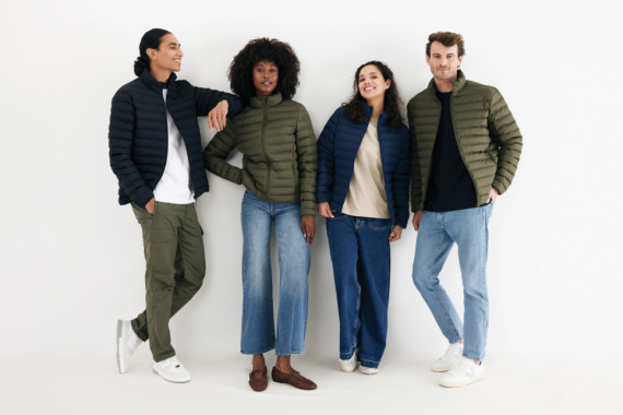 Pánská prošívaná bunda IQONIQ Maiko z recykl. polyesteru