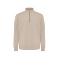 Svetr se čtvrtečním zipem IQONIQ Elgon z recykl. bavlny
