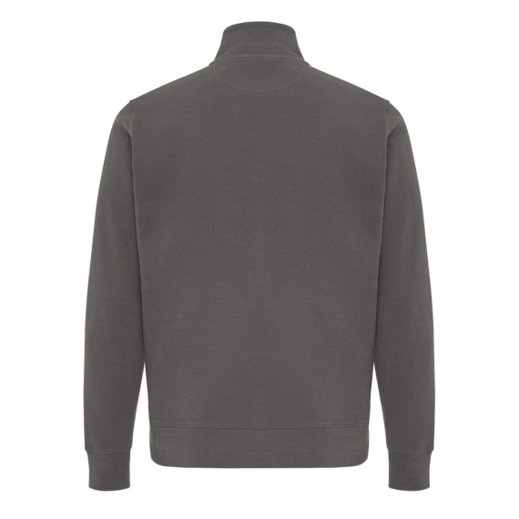 Svetr se čtvrtečním zipem IQONIQ Elgon z recykl. bavlny