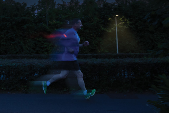 USB LED sportovní svítilna Lumi Sprint z RCS RPET