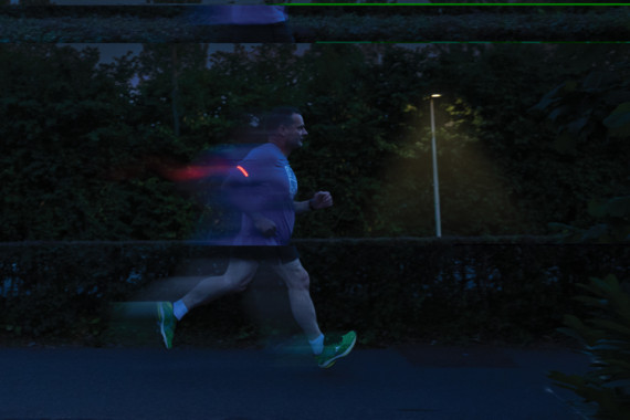 USB LED sportovní svítilna Lumi Sprint z RCS RPET