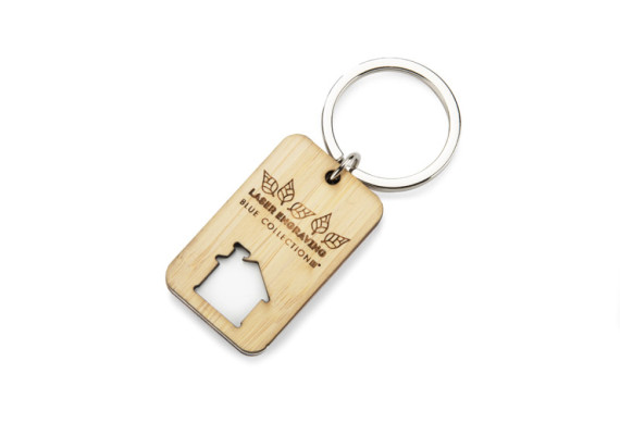 Bambusová klíčenka CARVE