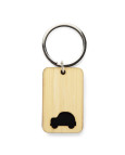 Bambusová klíčenka CARVE