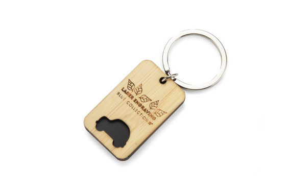 Bambusová klíčenka CARVE